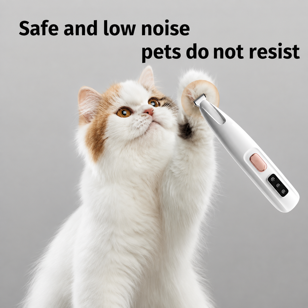 The AeroTrim™ Low-Noise USB Pet Grooming Clipper for Cats & Dogs