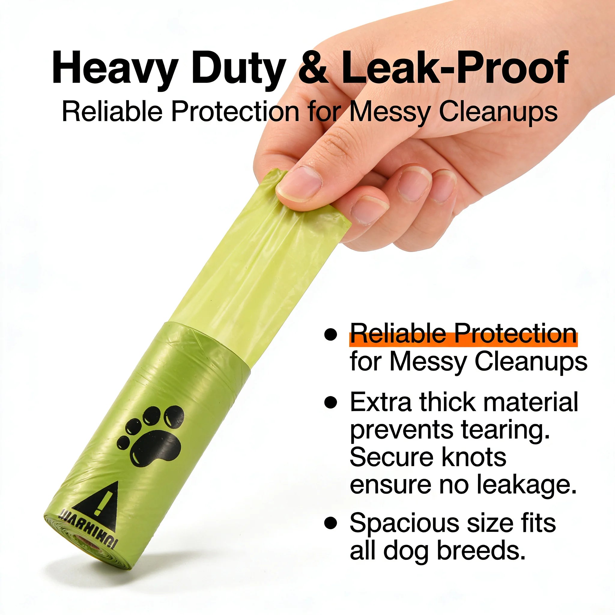 The AeroClean™ Eco-Friendly Dog Poop Bags — Extra Thick, Leak-Proof | 15 Rolls