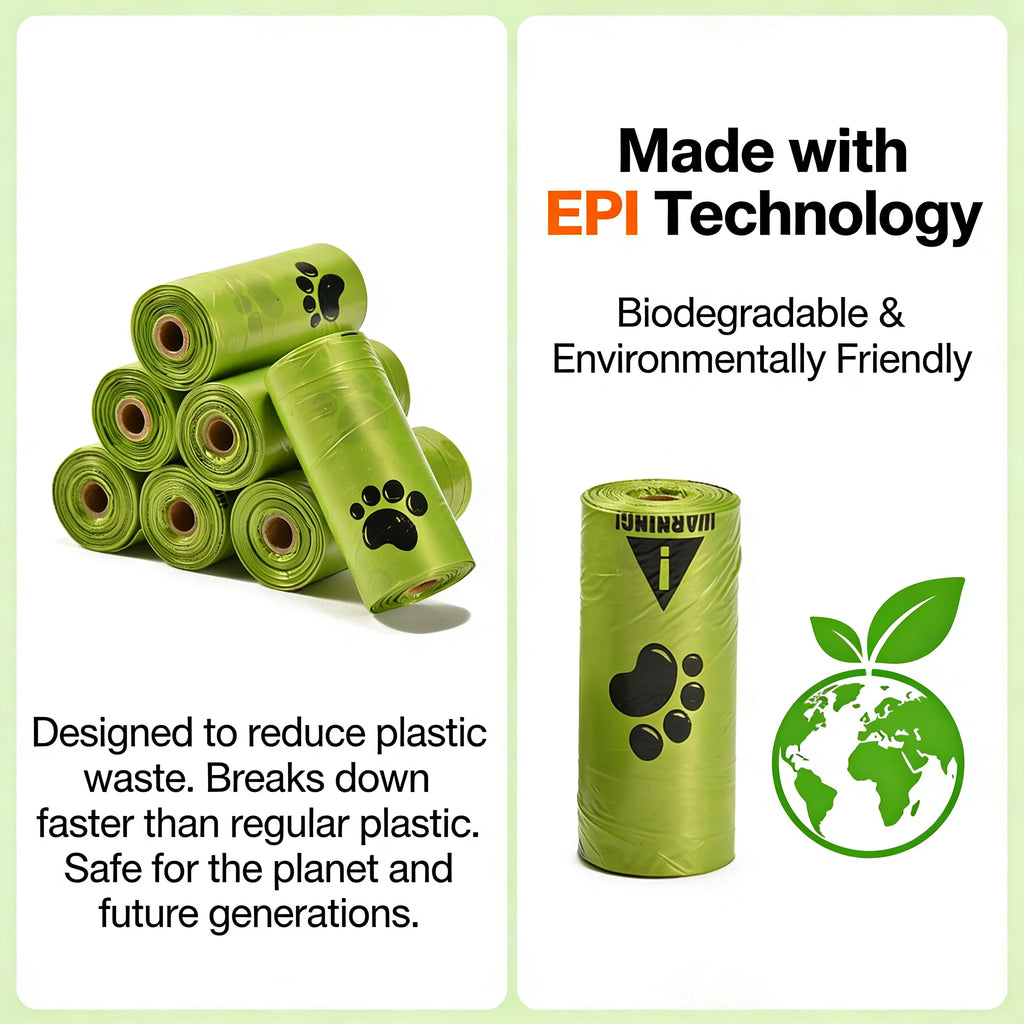 The AeroClean™ Eco-Friendly Dog Poop Bags — Extra Thick, Leak-Proof | 15 Rolls