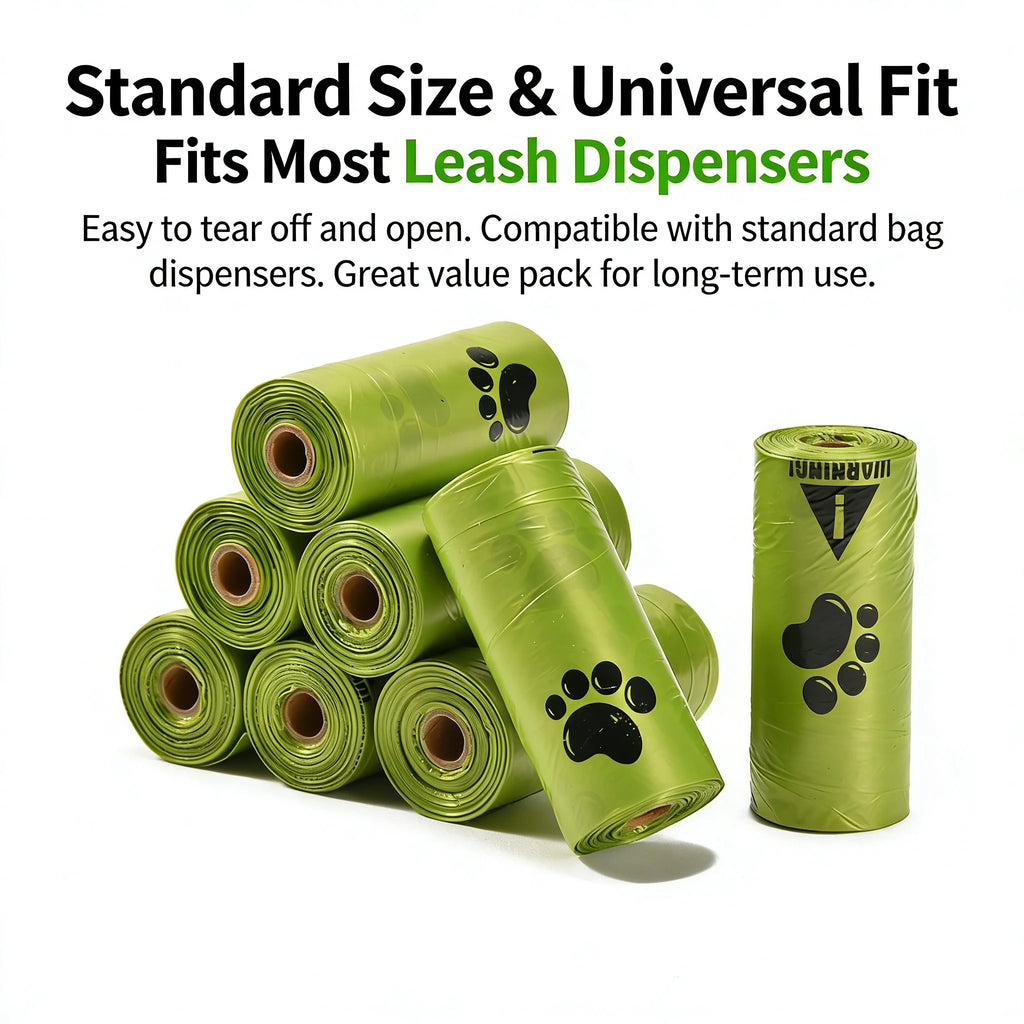 The AeroClean™ Eco-Friendly Dog Poop Bags — Extra Thick, Leak-Proof | 15 Rolls