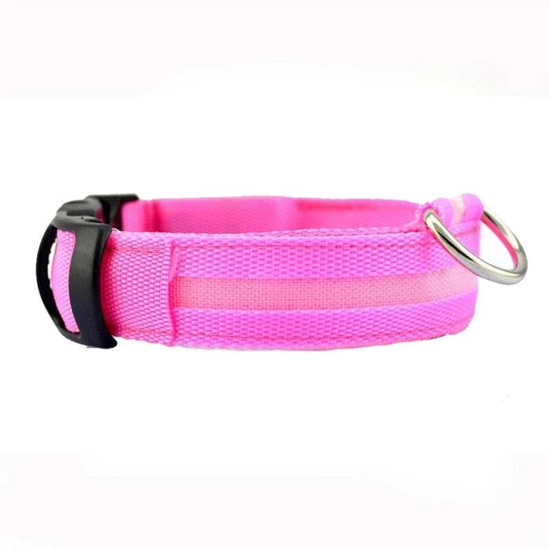 The AeroLeopardGlow™ Leopard LED Dog Collar — Luminous Night Safety Collar for Dogs