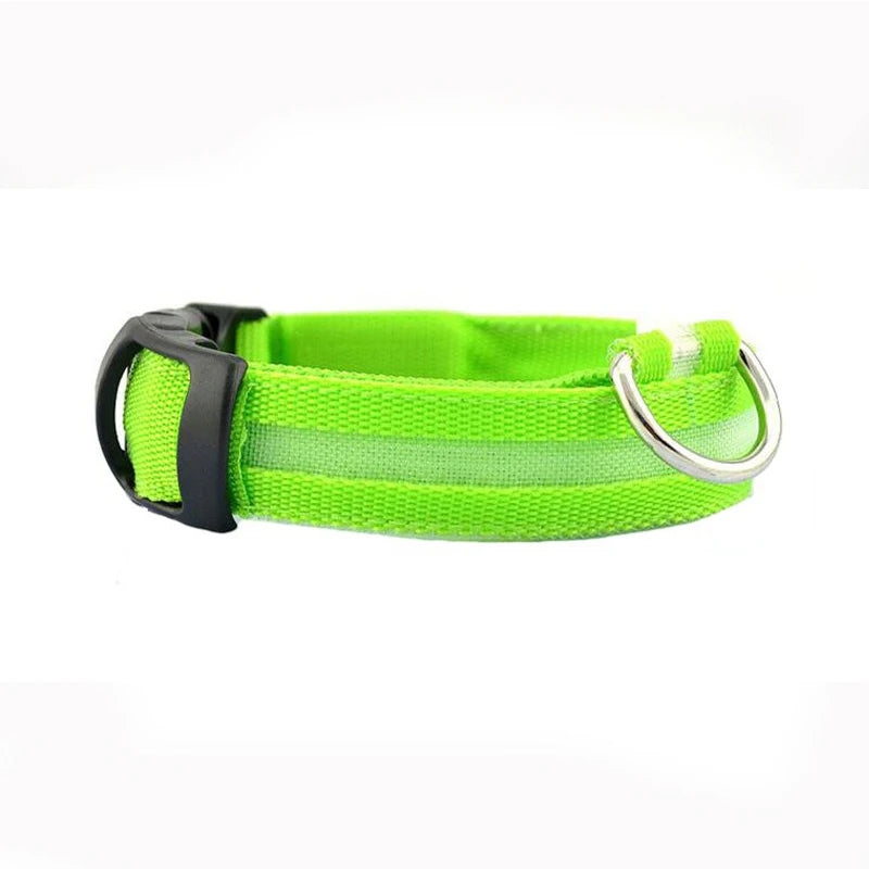 The AeroLeopardGlow™ Leopard LED Dog Collar — Luminous Night Safety Collar for Dogs