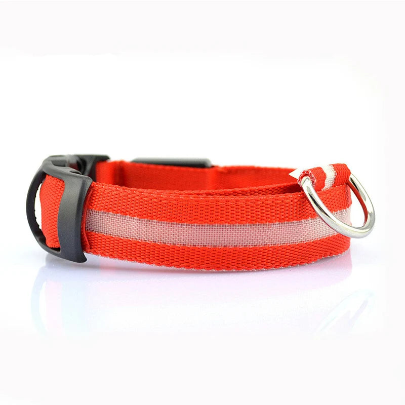The AeroLeopardGlow™ Leopard LED Dog Collar — Luminous Night Safety Collar for Dogs