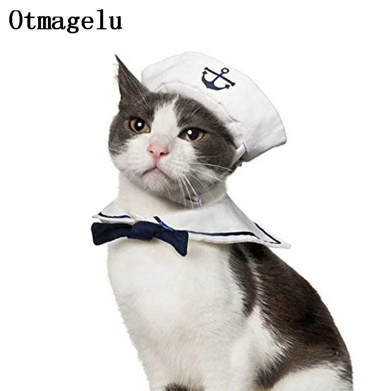 The AeroSailor™ Halloween Navy Sailor Costume — Cosplay Jacket & Cloak for Cats & Dogs
