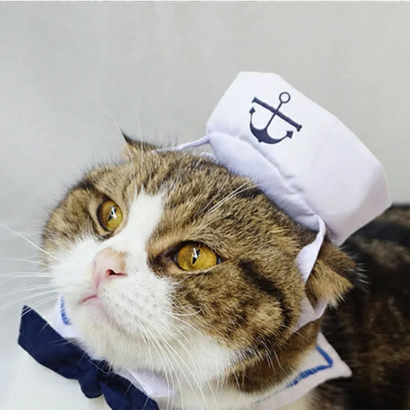 The AeroSailor™ Halloween Navy Sailor Costume — Cosplay Jacket & Cloak for Cats & Dogs