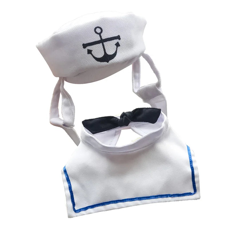 The AeroSailor™ Halloween Navy Sailor Costume — Cosplay Jacket & Cloak for Cats & Dogs