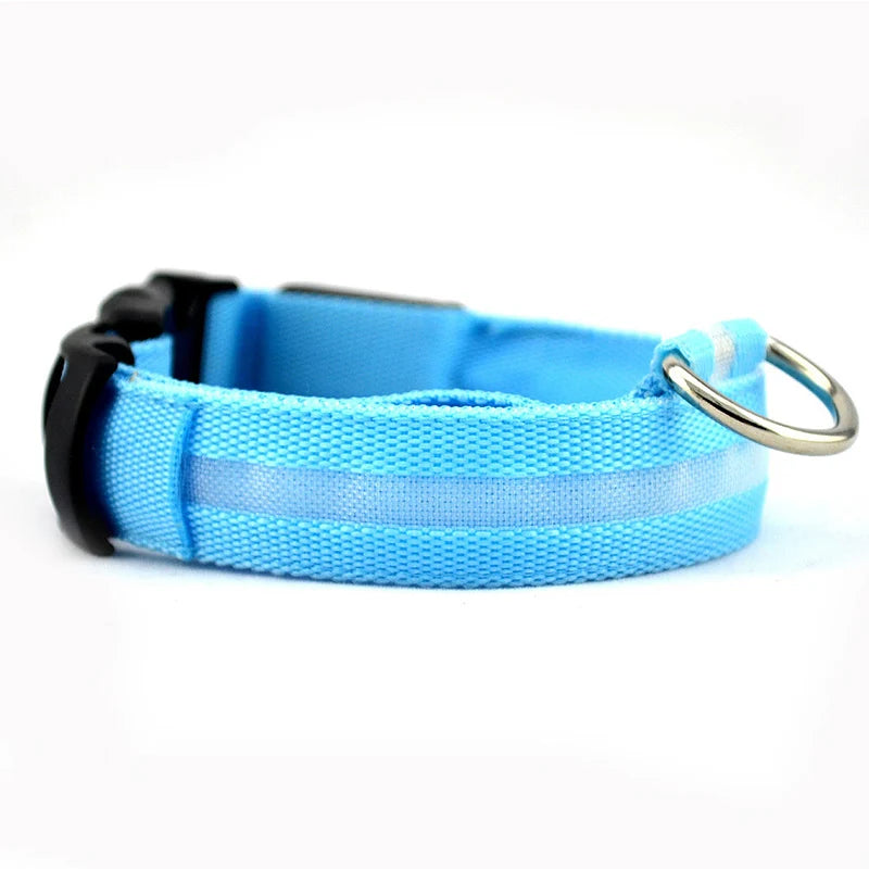 The AeroLeopardGlow™ Leopard LED Dog Collar — Luminous Night Safety Collar for Dogs