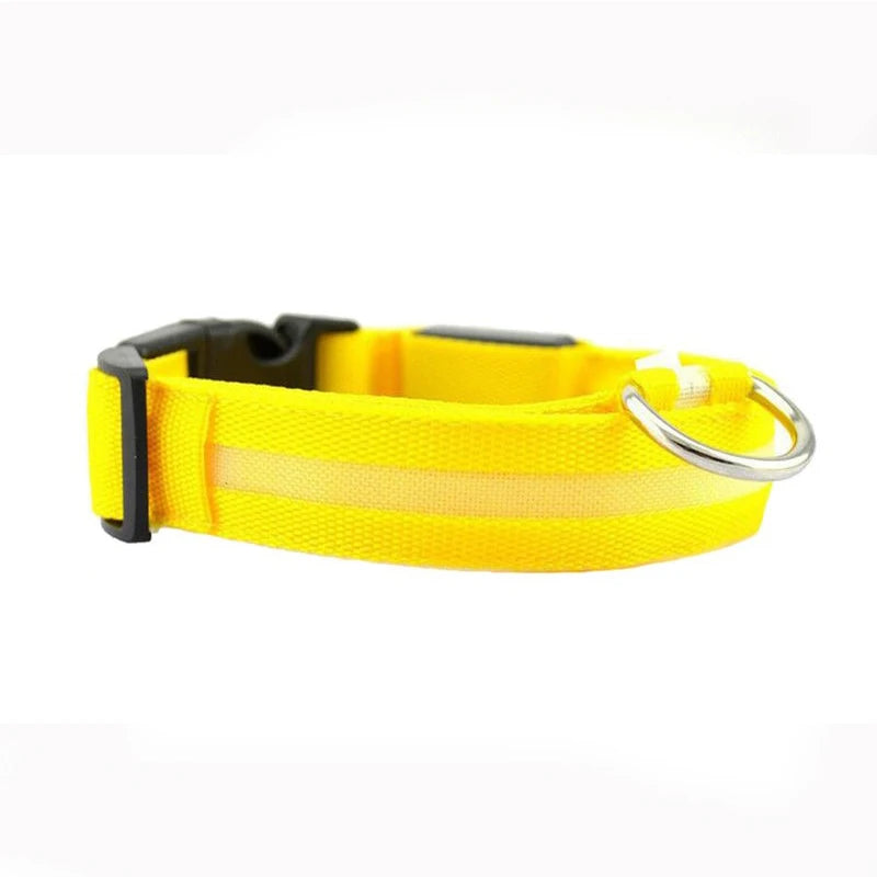 The AeroLeopardGlow™ Leopard LED Dog Collar — Luminous Night Safety Collar for Dogs