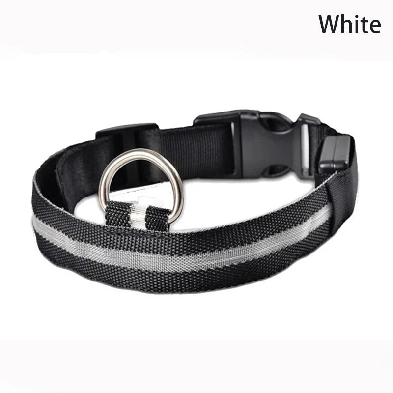 The AeroLeopardGlow™ Leopard LED Dog Collar — Luminous Night Safety Collar for Dogs