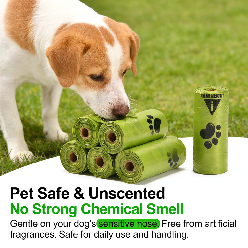 The AeroClean™ Eco-Friendly Dog Poop Bags — Extra Thick, Leak-Proof | 15 Rolls