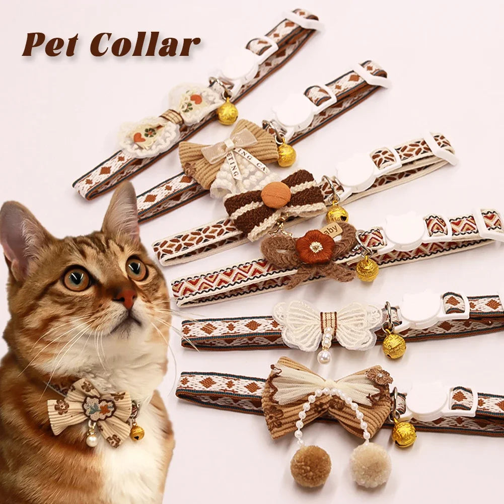 The AeroBell™ Handcrafted Cat Collar with Bell