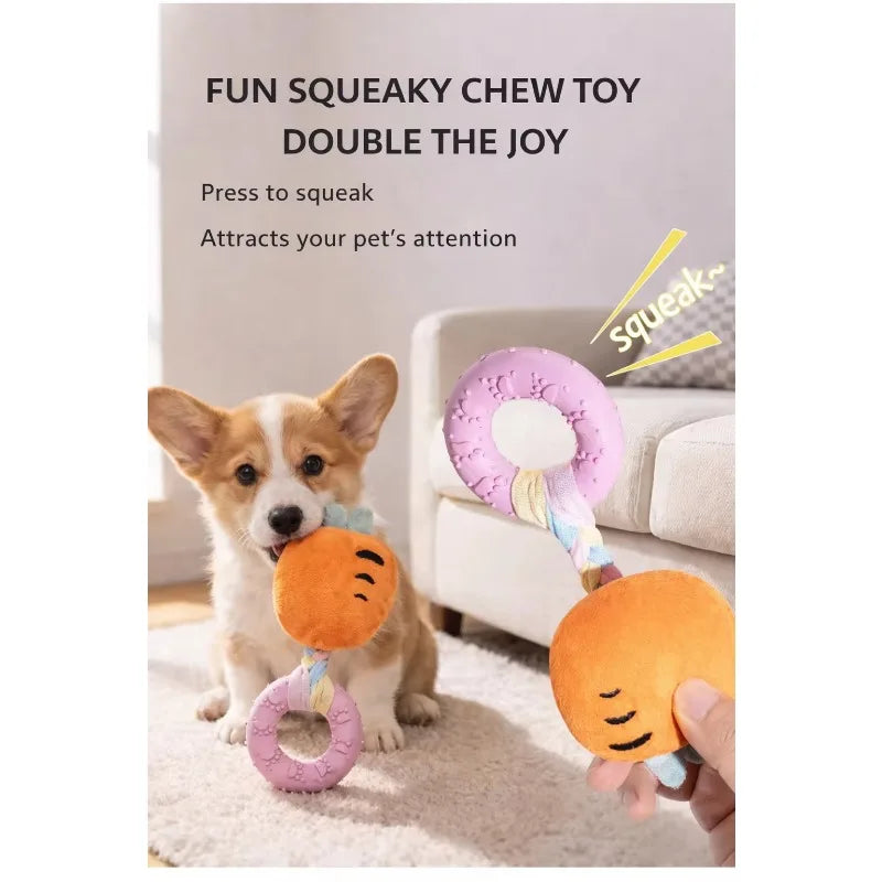 The AeroTug™ Interactive Plush & Rope Chew Toy Collection