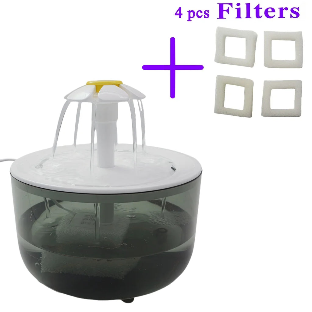 The AeroSip™ 1.2L/ 40.58 oz -  USB Pet Water Fountain — Includes 4 Free Filters