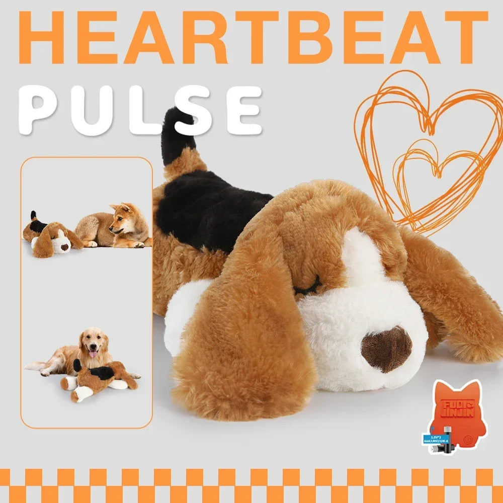 The AeroCalm™ Heartbeat Comfort Plush Dog Toy | Anxiety & Separation Relief