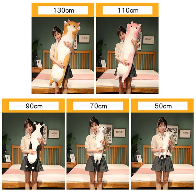 The AeroSnooze™ Long Cat Plush Pillow | Multi-Color Edition