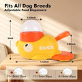 The AeroQuack™ Interactive Slow Feeder Puzzle Toy