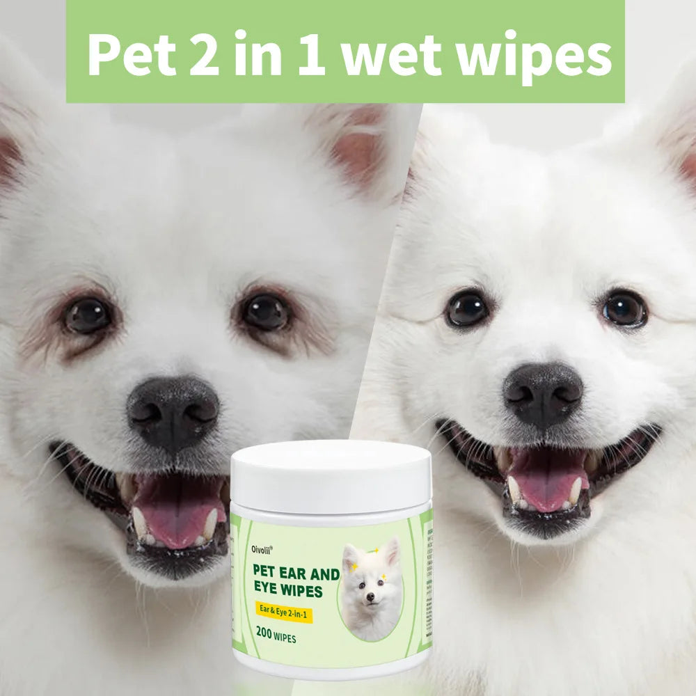 The AeroClean™ Pet Ear Wipes — Gentle Daily Ear Care for Dogs & Cats