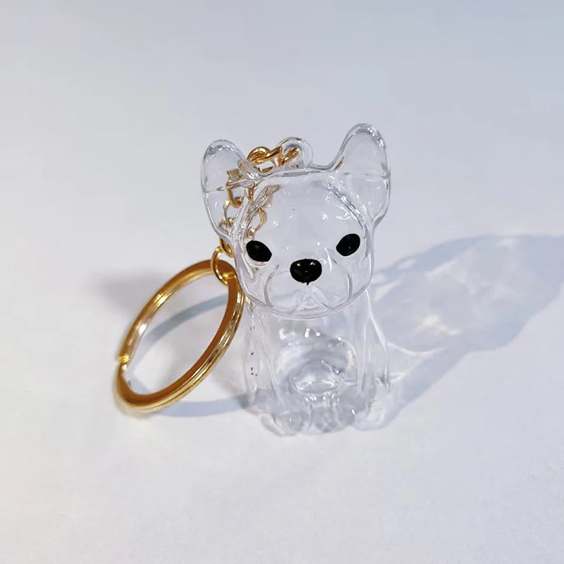 The PawVault™ Dog Hair Keepsake Clear Capsule Pendant — Pet Memorial Keychain