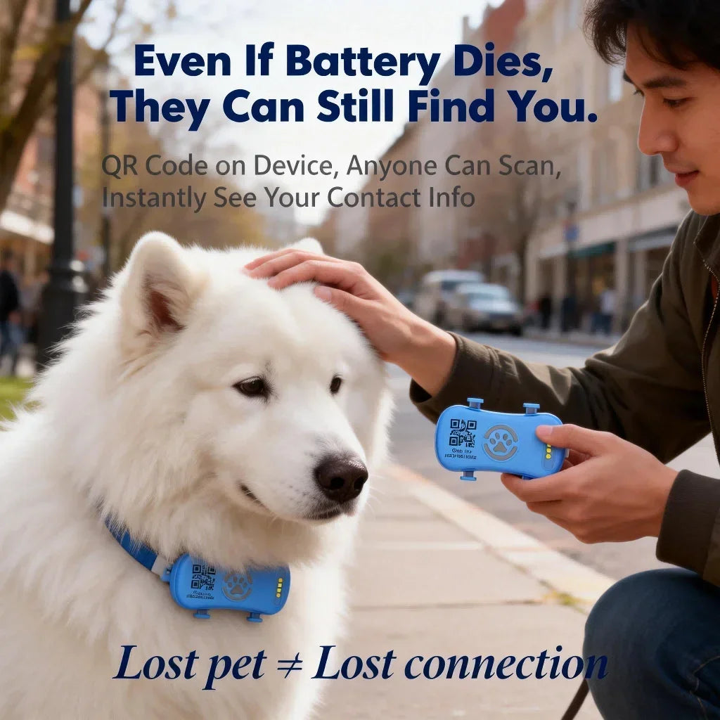 The AeroTrack™ GPS Pet Tracker for Dogs & Cats