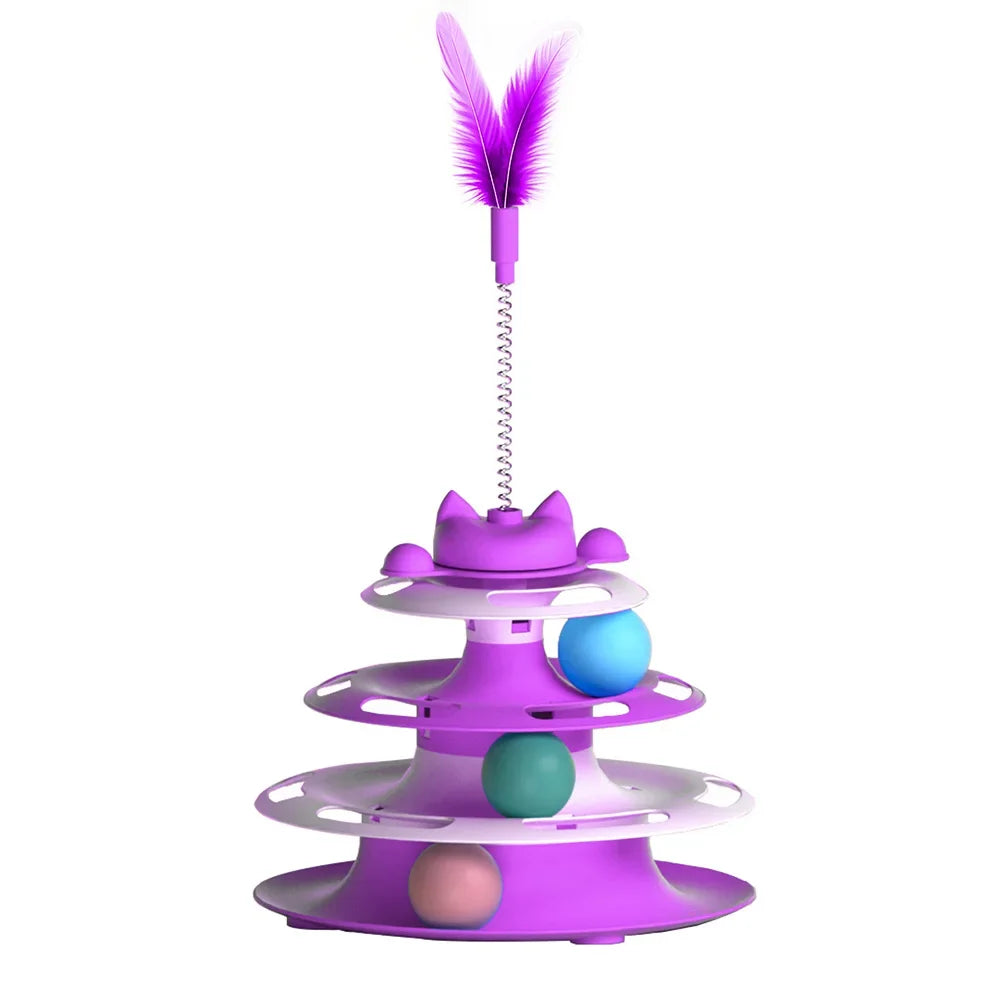 The AeroSpin™ Cat Turntable Ball Toy