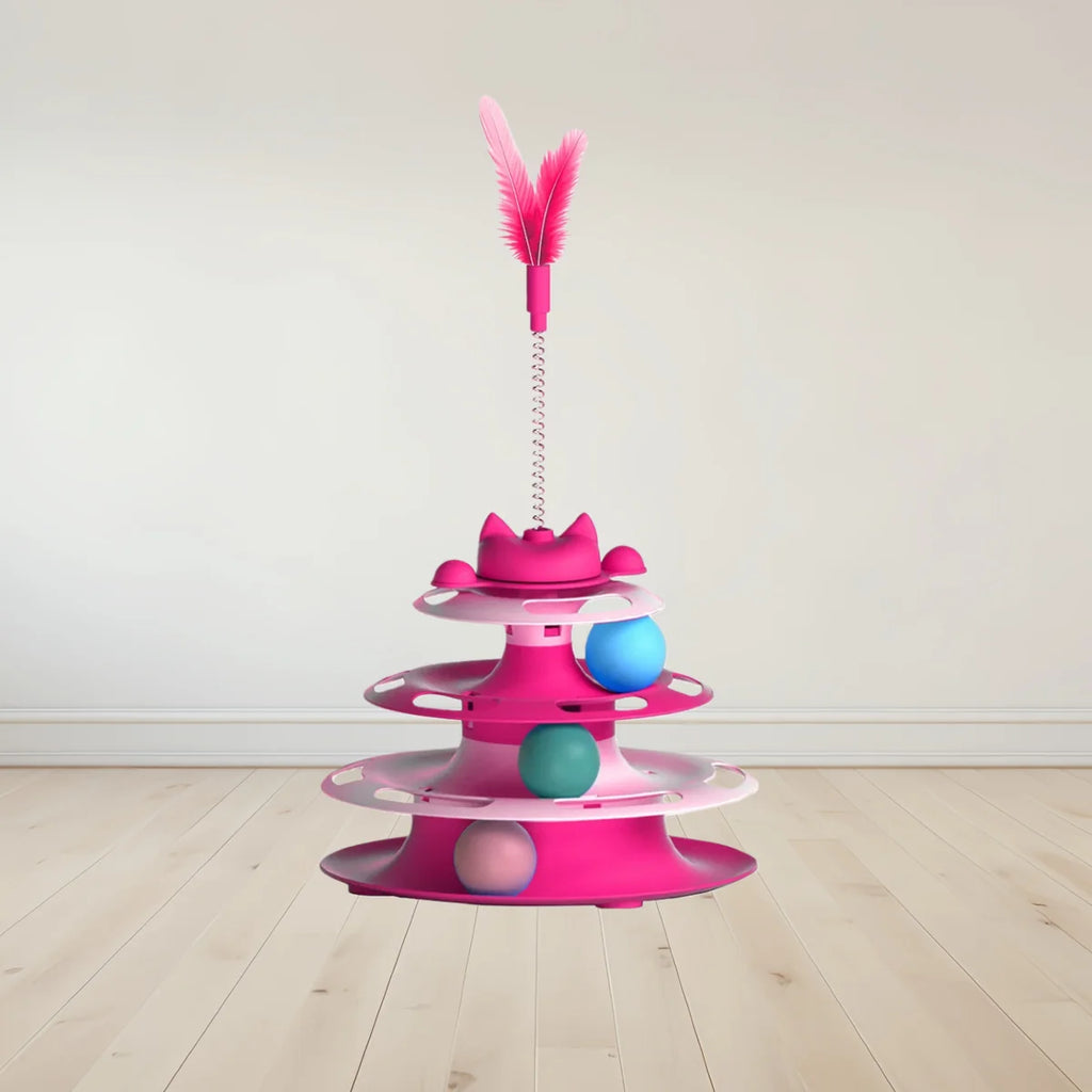 The AeroSpin™ Cat Turntable Ball Toy