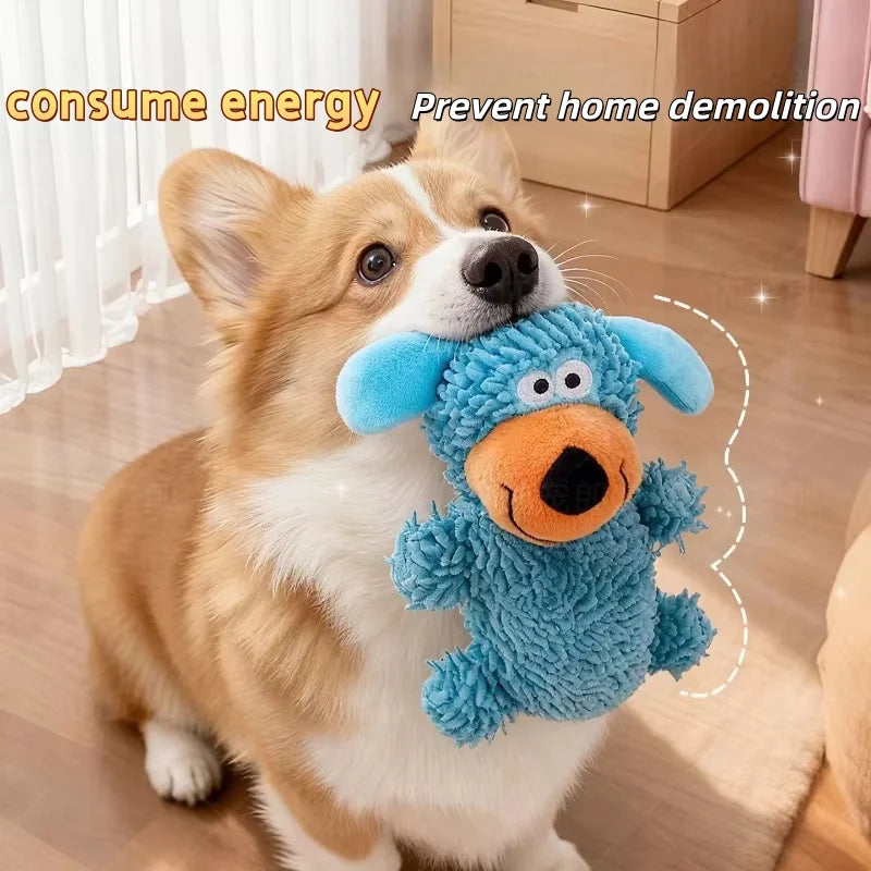 The AeroCuddle™ Cartoon Plush Chew Toy