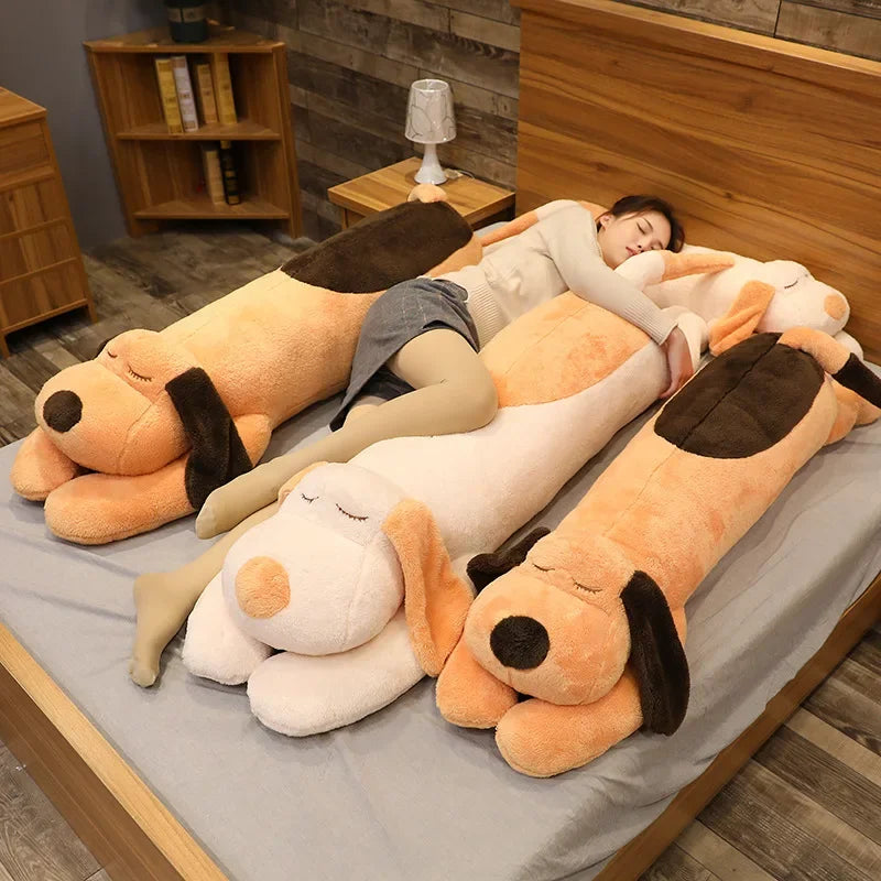 The AeroHug™ Giant Stuffed Dog Plush Pillow | Life-Size Cuddle Companion