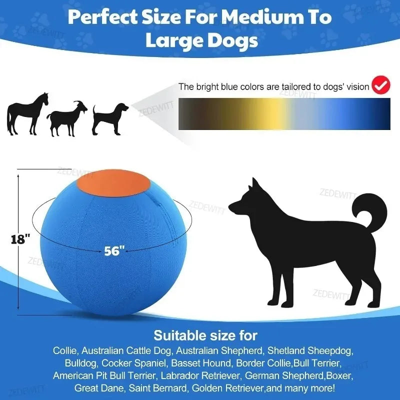 The AeroBounce™ Inflatable Interactive Dog Ball