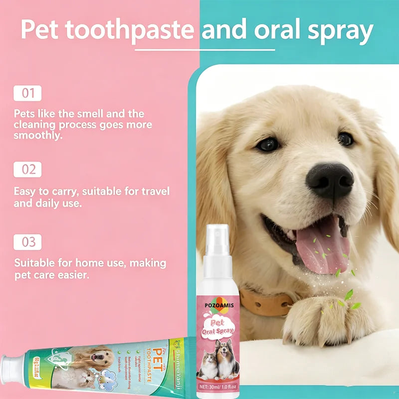 The AeroFresh™ Pet Toothpaste & Oral Spray