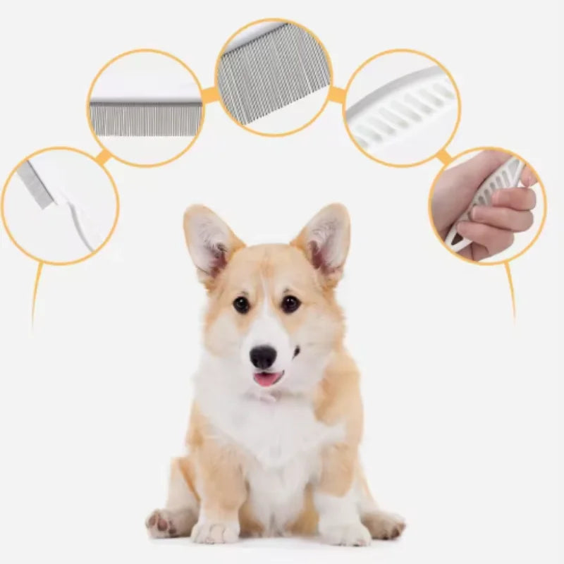 The AeroGroom™ Stainless Steel Flea & Shedding Comb