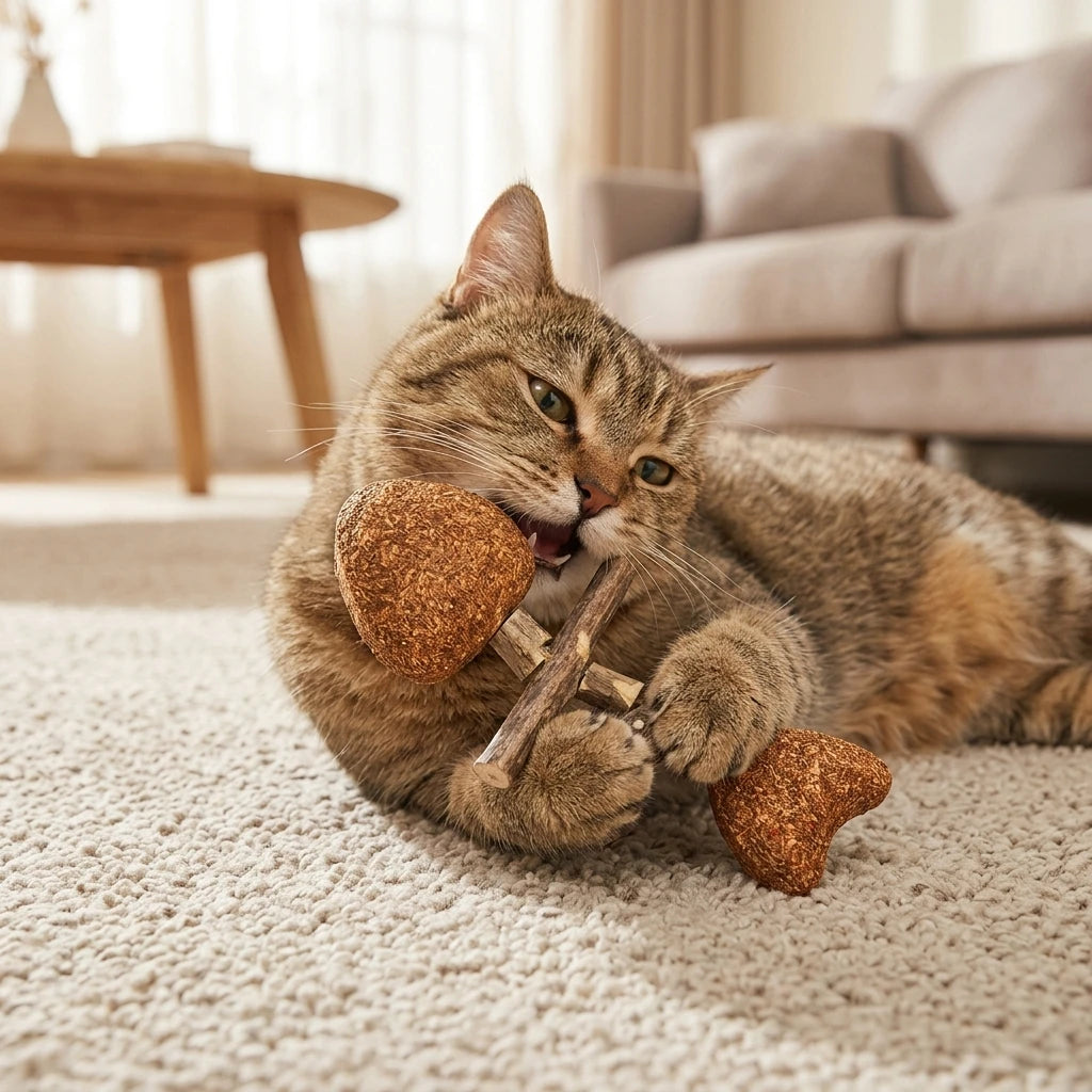The AeroFin™ Fish-Shaped Cat Dental Chew Stick