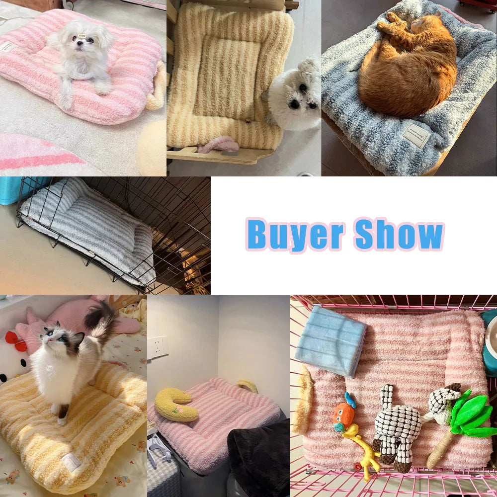 The AeroDream™ Oval Plush Pet Bed | All-Season Comfort for Cats & Dogs