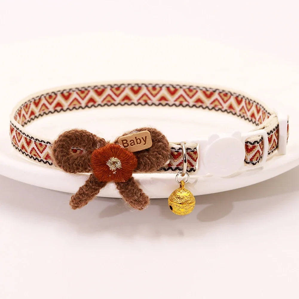 The AeroBell™ Handcrafted Cat Collar with Bell
