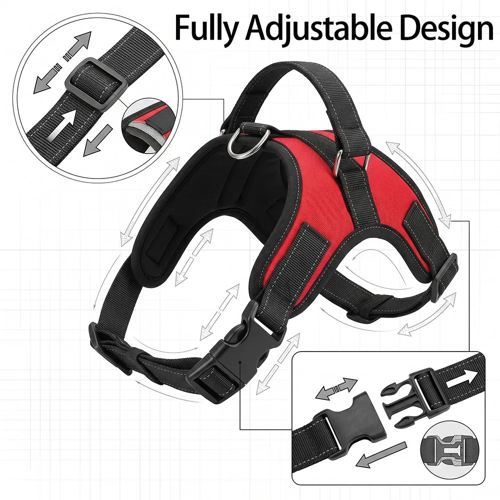 The AeroFit™ No Pull Reflective Dog Harness