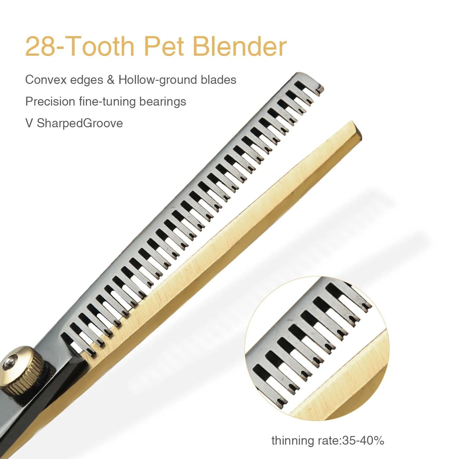 The AeroTrim™ Professional Pet Grooming Scissors — Stainless Steel Hair Shears
