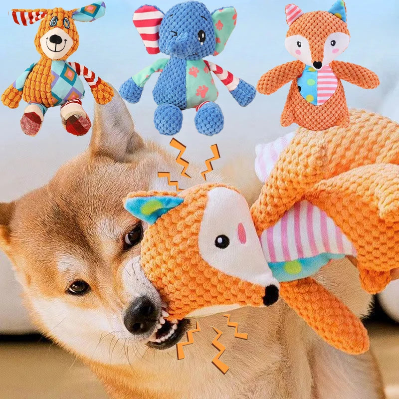 The AeroSnuggle™ Animal Plush Chew Toy Collection