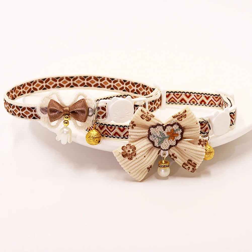 The AeroBell™ Handcrafted Cat Collar with Bell