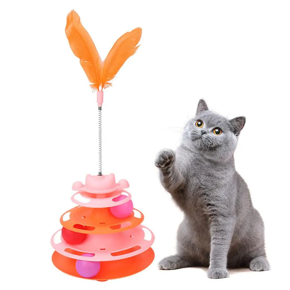 The AeroTrack™ 4-Layer Interactive Cat Toy