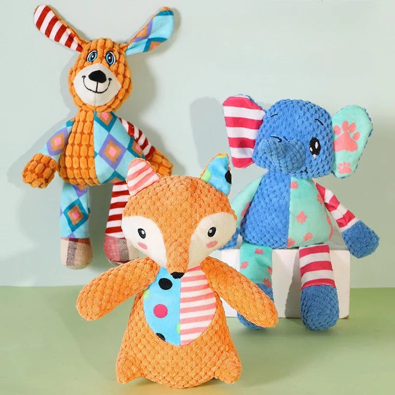 The AeroSnuggle™ Animal Plush Chew Toy Collection