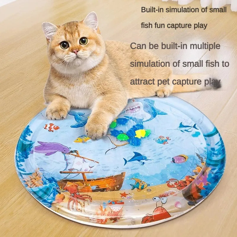 Summer Pet Inflatable Water-filled Mat Thickened And Durable Pet Breathable Water Mat To Cool Down And Cool Down Pet Supplies