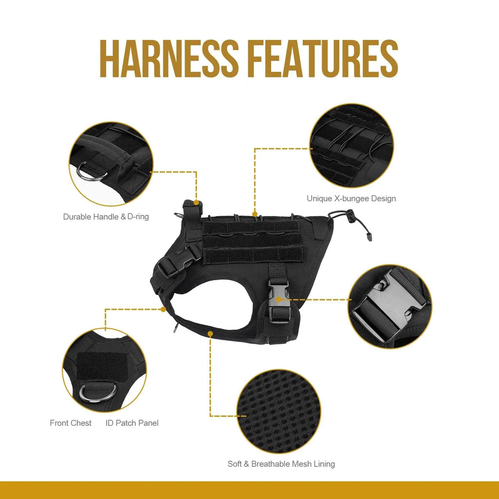 The AeroTac™ Tactical Dog Harness Vest