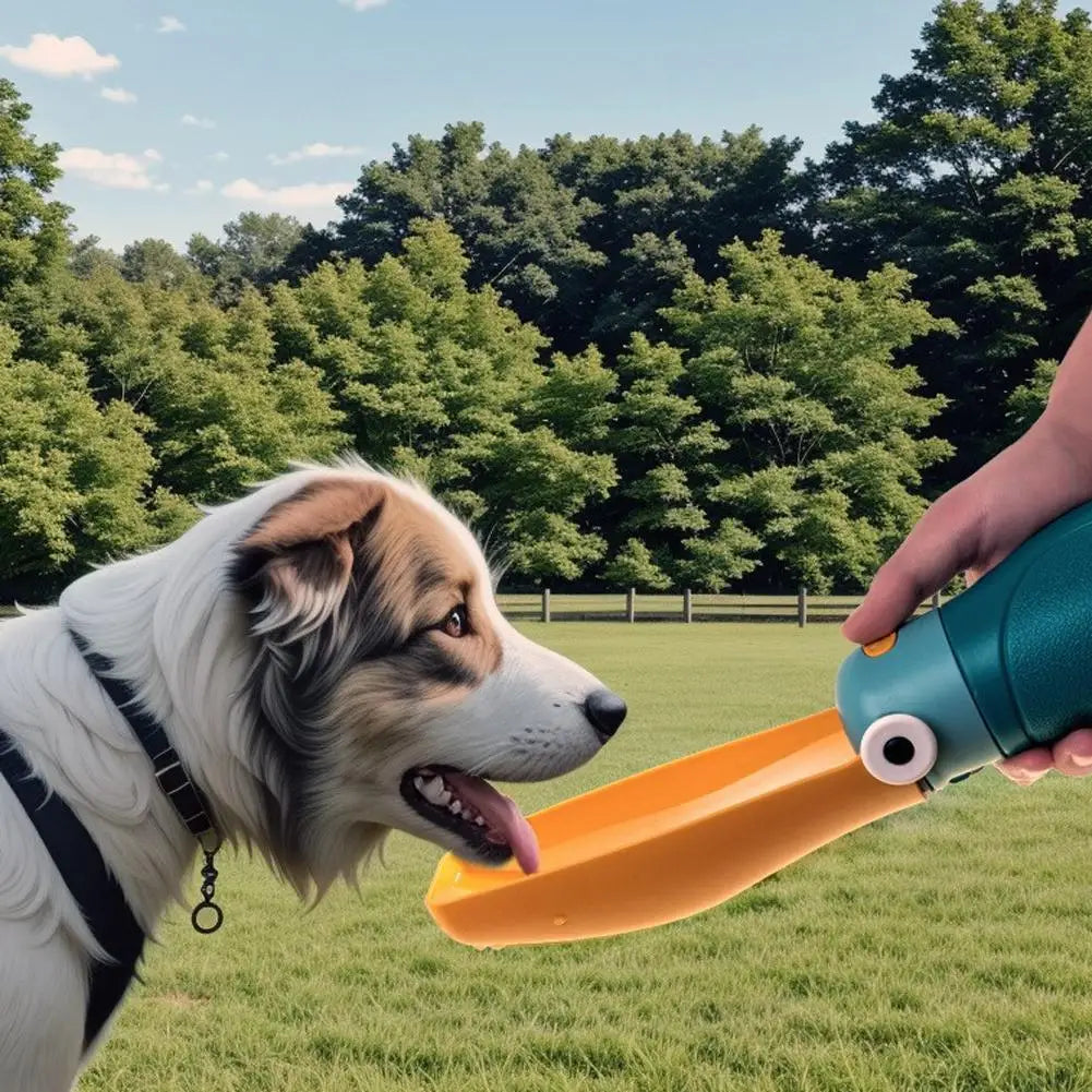 The AeroSip™ Foldable Toucan Pet Travel Water Bottle — 300ml-10.14 fl oz Leak-Proof