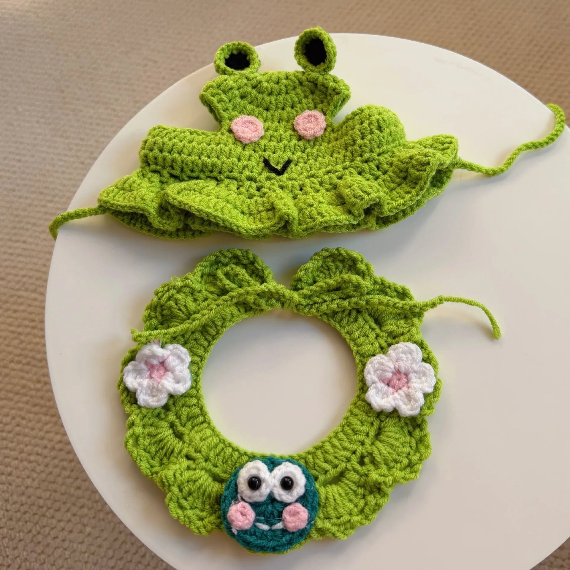 The AeroKnit™ Handmade Cat Hat & Scarf Cosplay Set