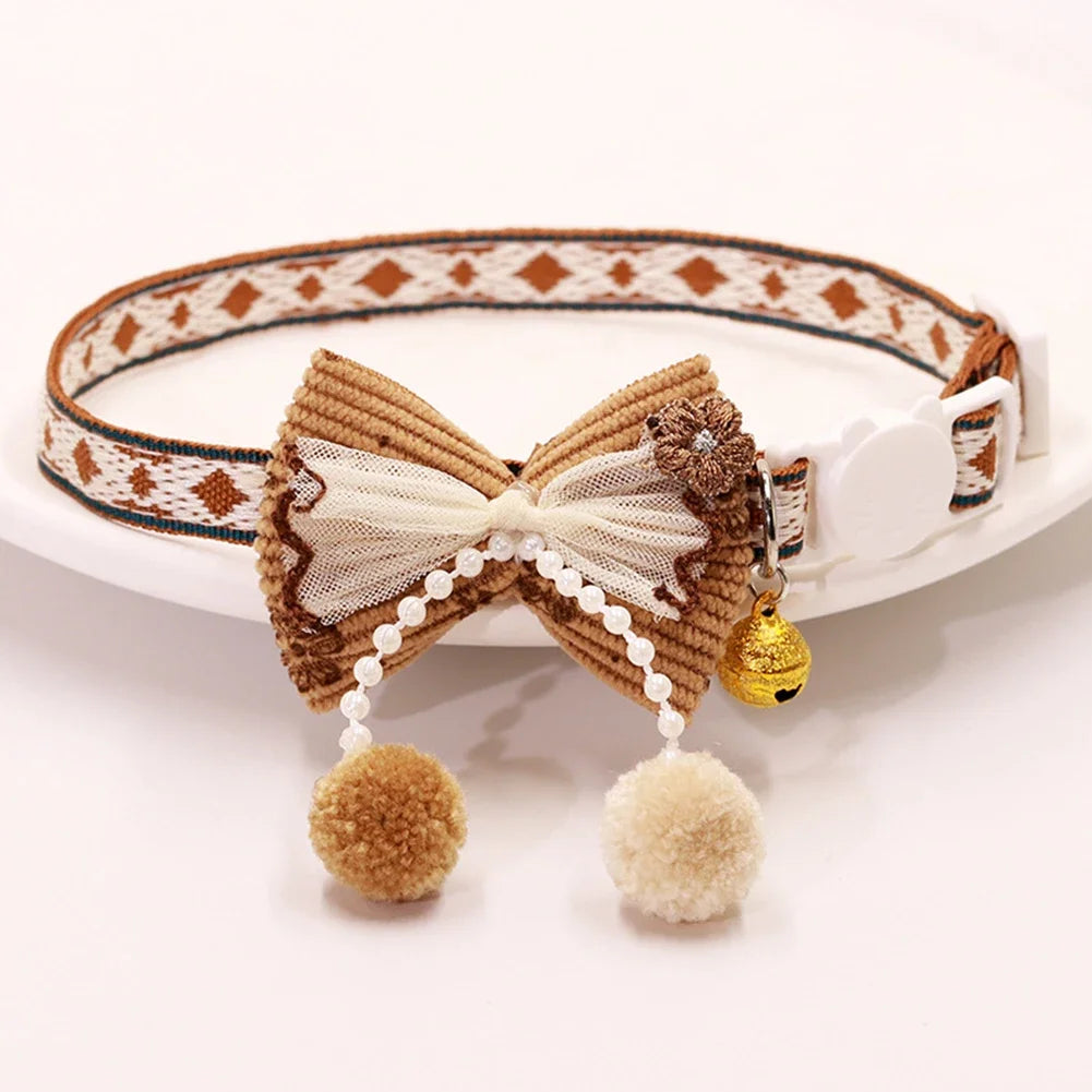 The AeroBell™ Handcrafted Cat Collar with Bell