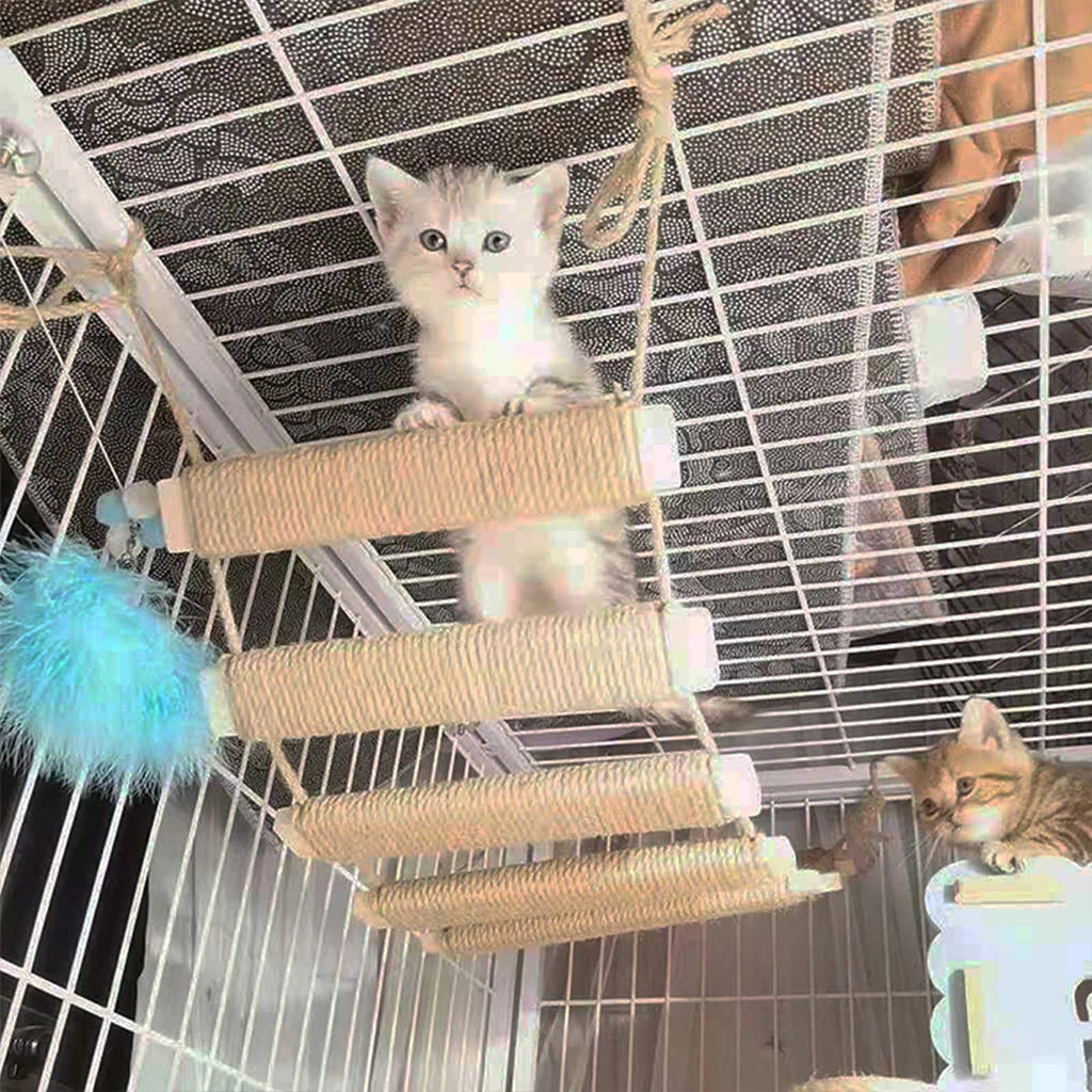The AeroBridge™ Sisal Rope Cat Climbing Ladder