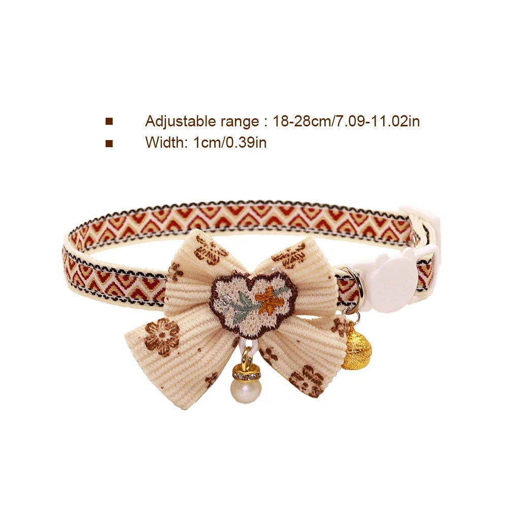 The AeroBell™ Handcrafted Cat Collar with Bell