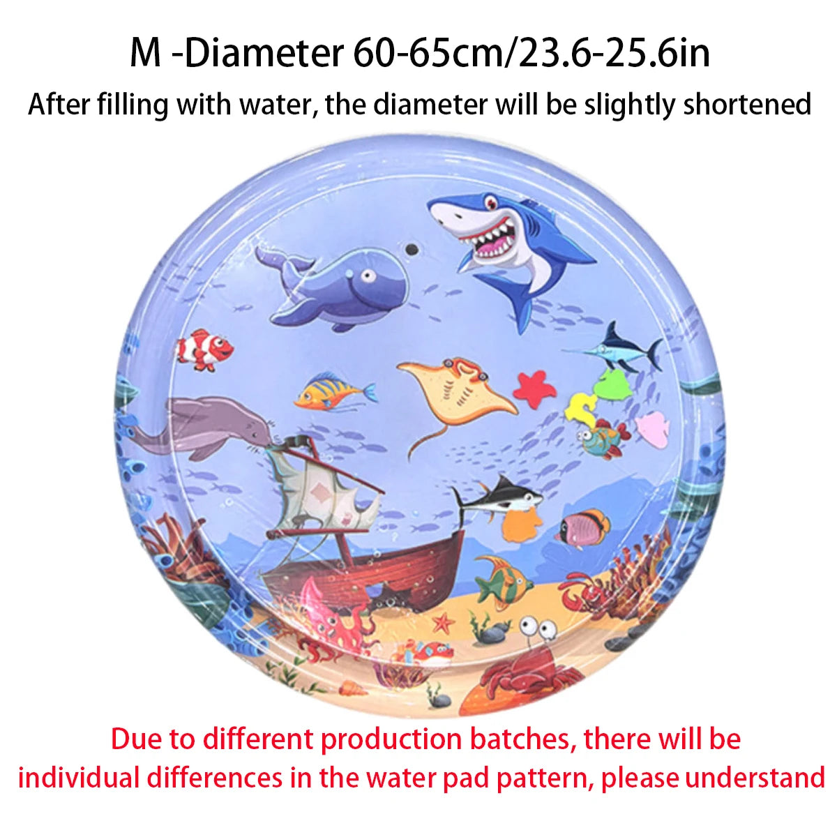 The AeroSplash™ Fish & Ocean Theme Inflatable Cooling Water Mat | Cats & Dogs