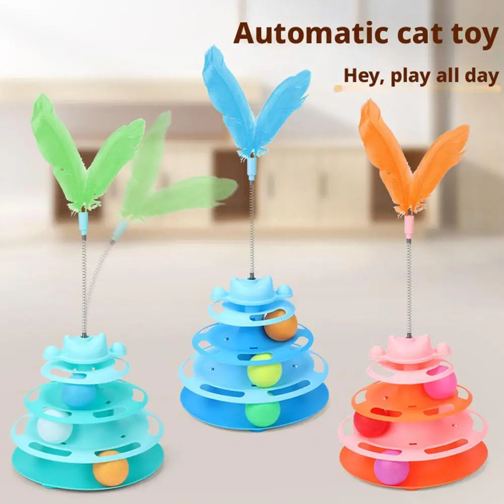 The AeroTrack™ 4-Layer Interactive Cat Toy
