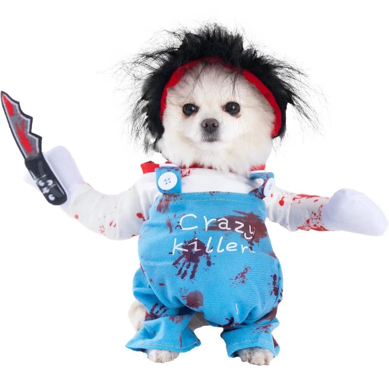 The AeroHalloween™ 3-Piece Pet Transformation Costume — Halloween Dagger Dress for Dogs & Cats