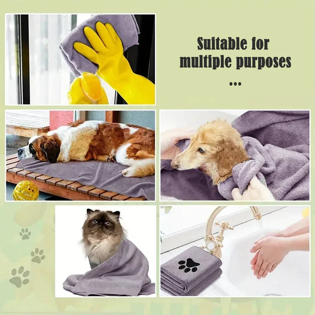 The AeroDry™ Microfiber Pet Bath Towel